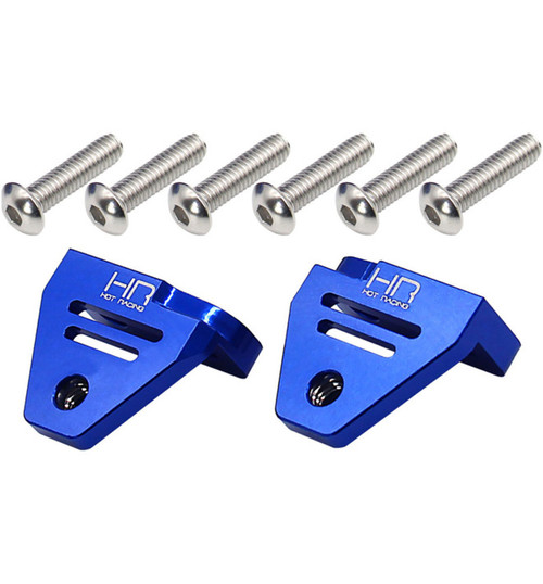 Hot Racing Traxxas Disruptor Aluminum Trim Tab Adjusters (2) DRTR311TA06