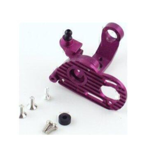 GPM Racing HPI Micro RS4 Purple Aluminum Motor Mount W Heat Sink MH1307
