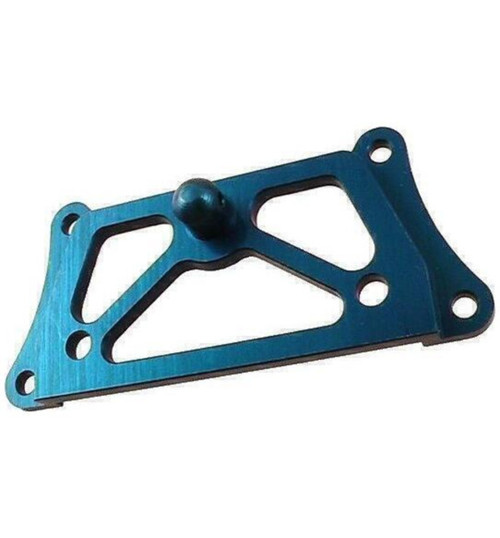 GPM Racing Losi Mini-T 1.0 Blue Aluminum Servo Upper Lock Plate SMT014