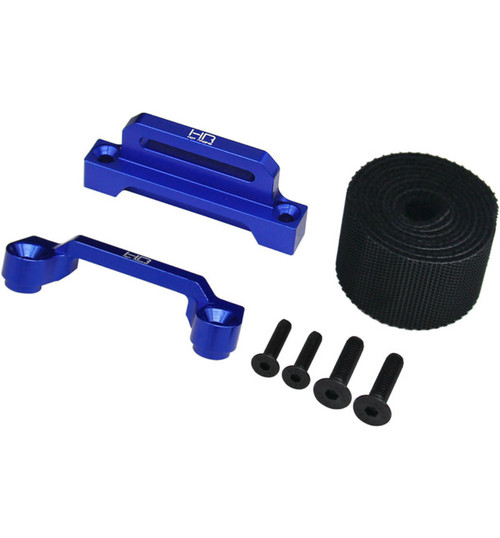 Hot Racing Traxxas 2wd Slash Wide Adjustable Battery Hold-Downs Straps TE126X06
