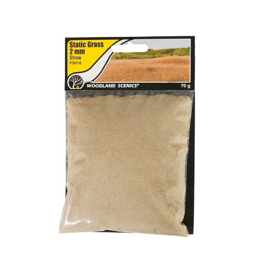 Woodland Scenics Static Grass Straw 2mm - 42g WOOFS616