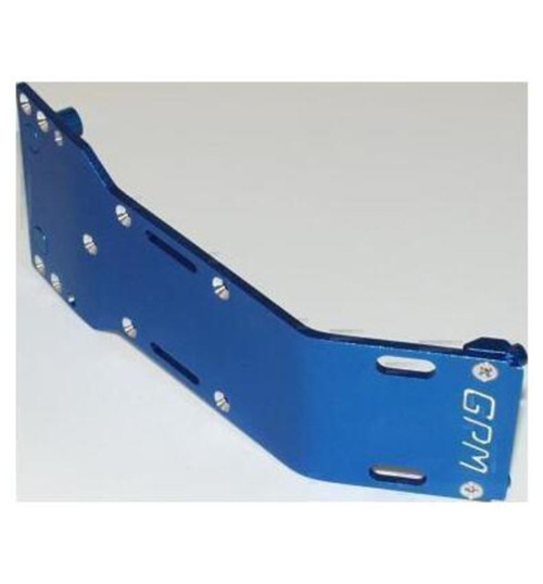 GPM Racing Tamiya Terra Crusher Blue Aluminum Front Skid Plate TEC1331F