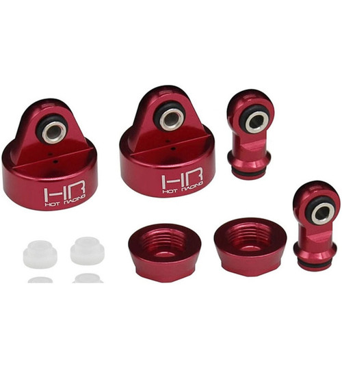 Hot Racing Traxxas UDR Aluminum Shock Damper Caps And Rod Ends TUDR156CA02