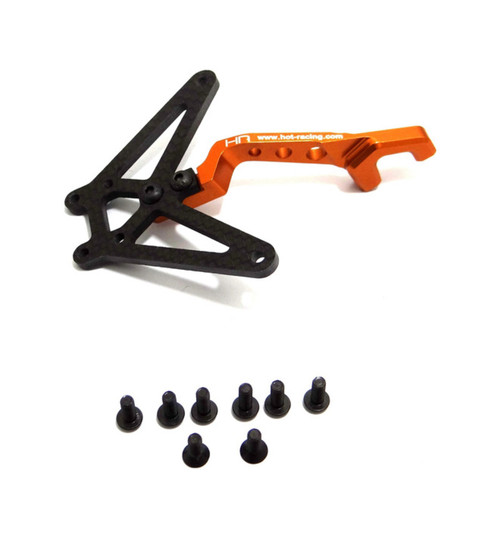 Hot Racing Axial EXO Terra Graphite / Aluminum Front Chassis Brace AEX12GX03
