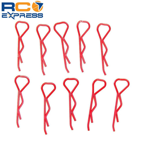 X Spede Red HD Triangle Bent Body Clips AC03TR02
