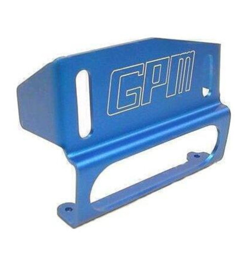 GPM Racing Monster Gt Blue Aluminum Fuel Tank Guard AGM1089