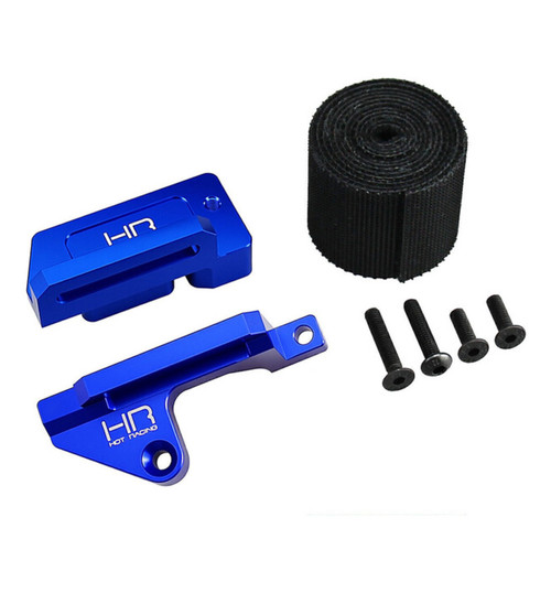 Hot Racing Traxxas 4x4 EHD Flex Straps Aluminum Tall Battery Hold-Downs TEF126M06