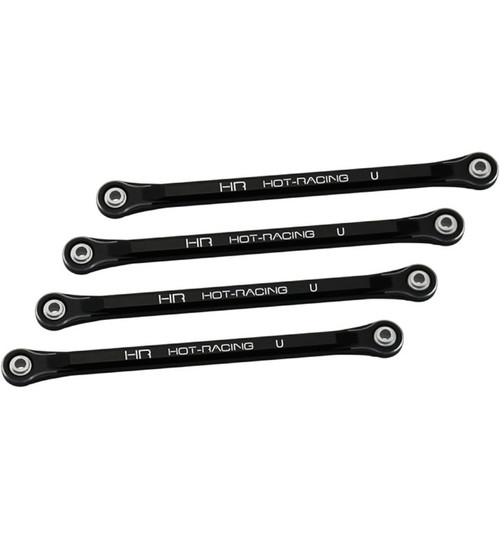 Hot Racing Losi Mini LMT Aluminum Upper Links Set (4) MMJ133U01