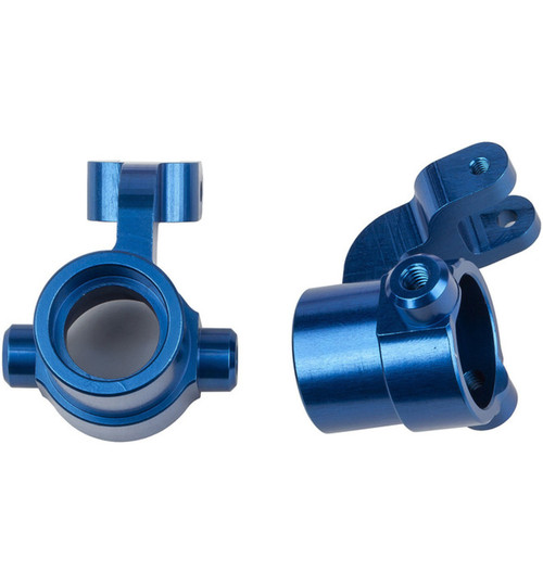 Associated SR7 FT Steering Blocks blue aluminum ASC26077