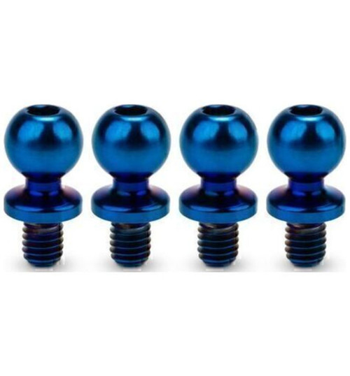 JConcepts Jci 5.5 X 4mm Revolved Titanium Ball-Stud Burnt Blue 4pc Fit JCO5140-1