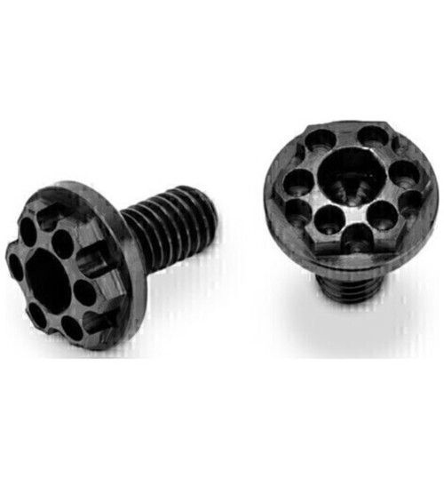 JConcepts Titanium Finnisher 3x6mm Motor Screws Black 2pc Fits 1/10th JCO2549-2