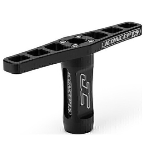 JConcepts 17mm Punisher Wheel Wrench Black Fits 1/10th and 1/8th Vehic JCO5020-2