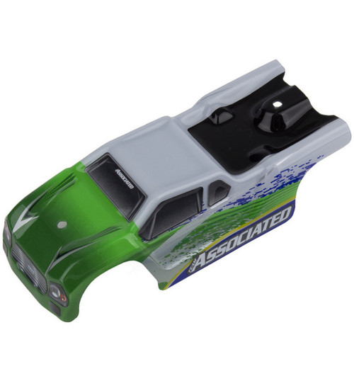 Associated TR28 Body white and green ASC21444