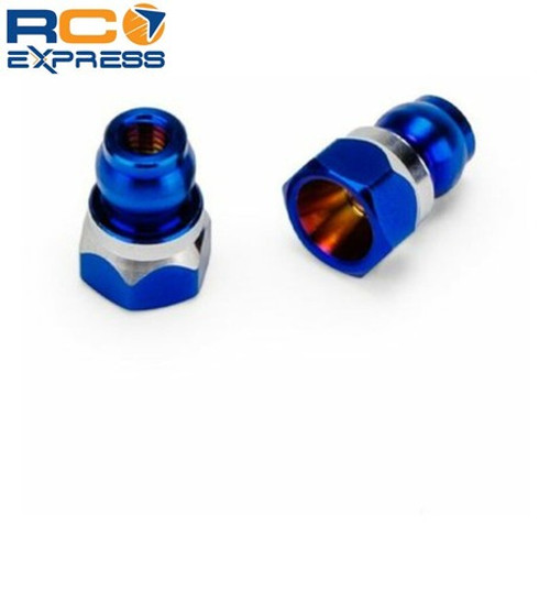 JConcepts RC10B7 RC10B7D Fin titanium front stand-off burnt blue - 8mm JCO51591