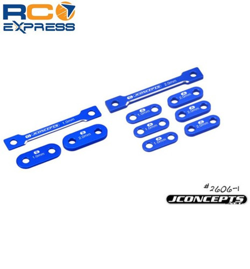 JConcepts Laydown Transmission Shim Set 1 & 2mm Blue :B6 JCO26061