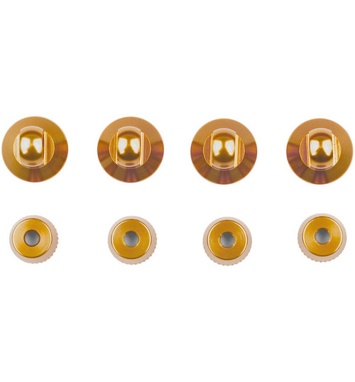 Associated Enduro Shock Cap Set Gold ASC42398