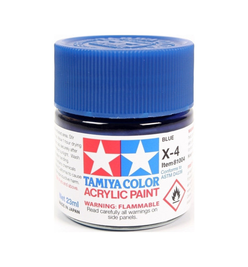 Tamiya Acrylic X4 Gloss Blue TAM81004