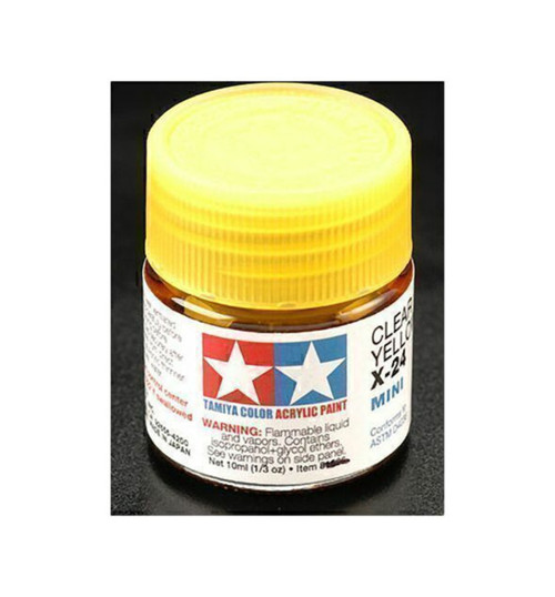 Tamiya Acrylic Mini X24 Clear Yellow TAM81524
