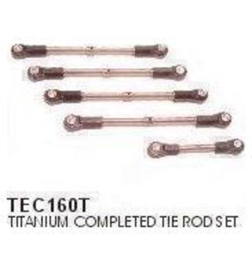 GPM Racing Tamiya Terra Crusher Steel Full Tie Rod Set (5) TEC160