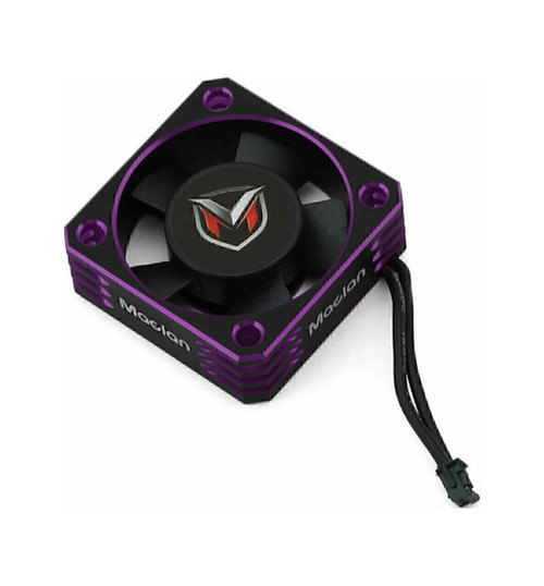 Maclan 30mm Aluminum V2 Hurricane Hv Fan (Black/Purple) MCL4367