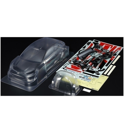Tamiya 1:10 T0Y0TA GAZOO Yaris Rally1 Hybrid Body Parts TAM51707
