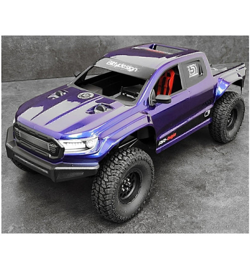 Bittydesign-Rr-Baja 1/10 Rock Crawler Pre-Trimmed Body (Clear) (313mm-BDYYCRRRBJ