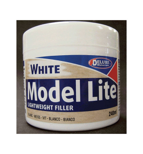 Deluxe Materials Model Lite Balsa Filler White: 240cc DLMBD5