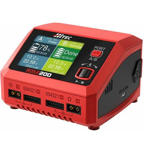 Hitec/RCD RDX2 200 AC/DC Multi-Function Smart Charger HRC44370
