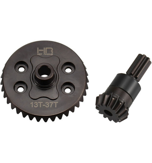 Hot Racing Traxxas Mini Slash 37t/13t Steel Helical Rear Gear Set SMSLF3713R