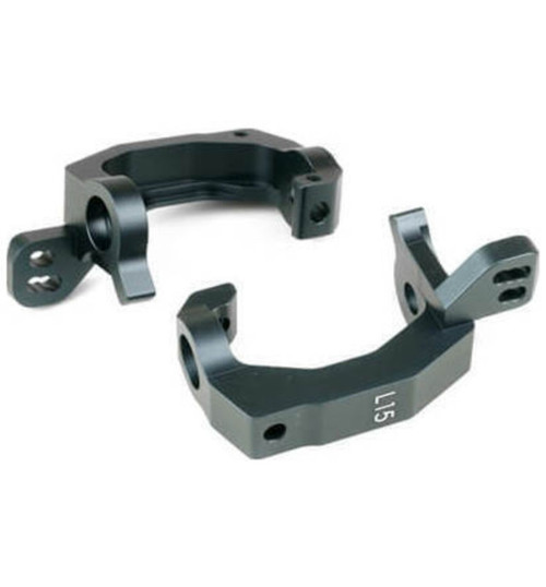 Tekno RC Spindle Carriers (Revised L/R Aluminum 15 Degree 2.0) TKR9048A