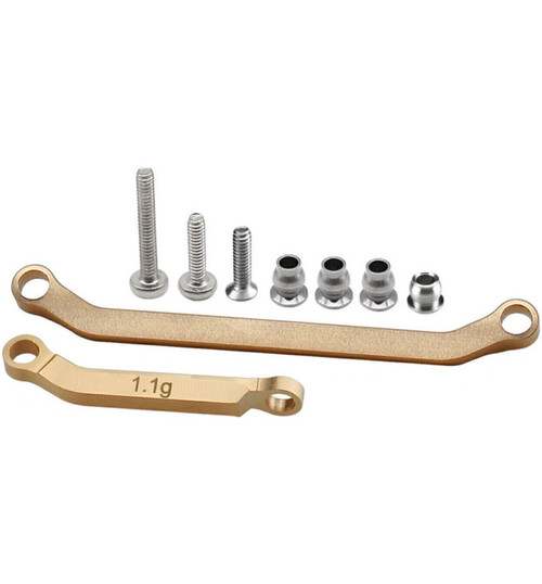 Hot Racing Axial SCX30 Brass TT Steering Fix Links SXTY49H