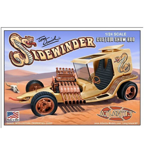 Atlantis Models-1/24 Tom Daniel Sidewinder Custom Show Rod Plastic Mode-AANM2210