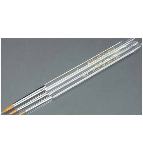 Atlas Brush Detail Round Taklon 3-pcs ABS0163PS