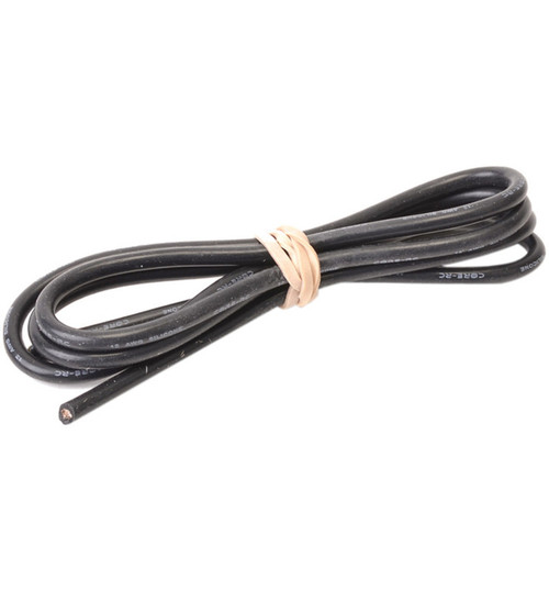 Core RC Silicone Wire 12AWG - Black 1 Meter CR051