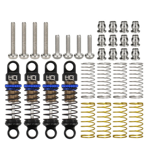 Hot Racing Axial SCX30 Aluminum Adjustable Damper Shocks 21.5mm (2) SXTY215GP