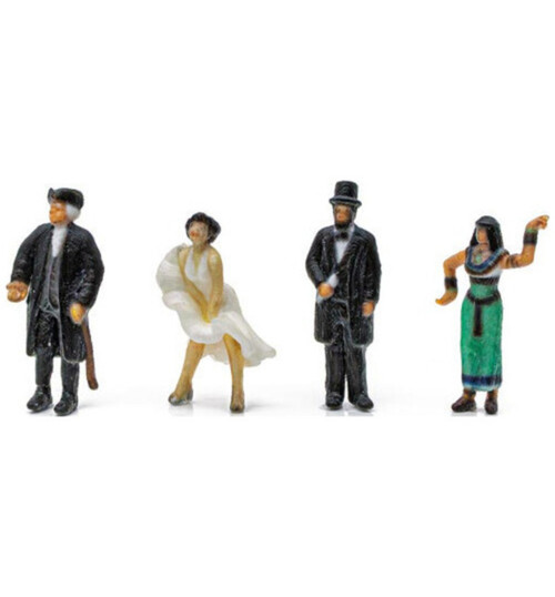 Woodland Scenics HO Historical Figures ? 4 PK WOOA2866