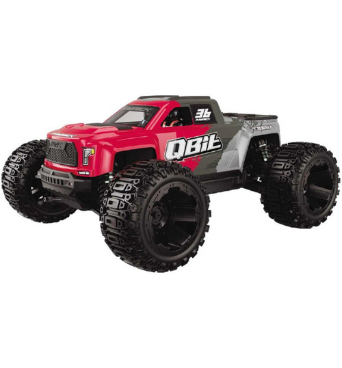 Maverick QBit MT 1/16 4WD RTR Brushed Monster Truck (Red) MVK151003
