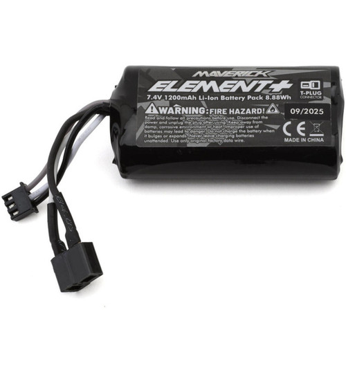 Maverick Element 2S Li-Ion Battery w/T-Style Plug (7.4V/1200mAh) MVK151109