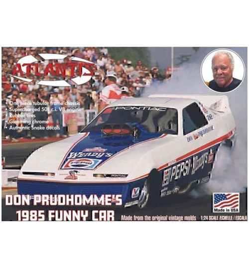 Atlantis Models-1/24 Don Prudhomme 1985 Pontiac Challenger Trans Am Fun-AANM2711
