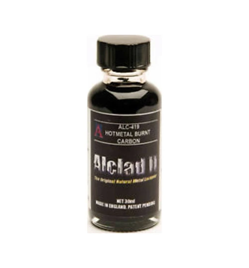 Alclad II Lacquers Hot Metal Burnt Carbon 1 oz ALC419