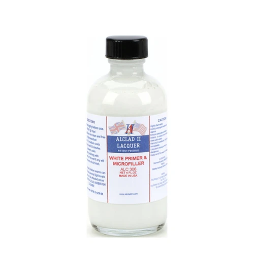 Alclad II Lacquers White Primer & Microfiller 4oz ALC306