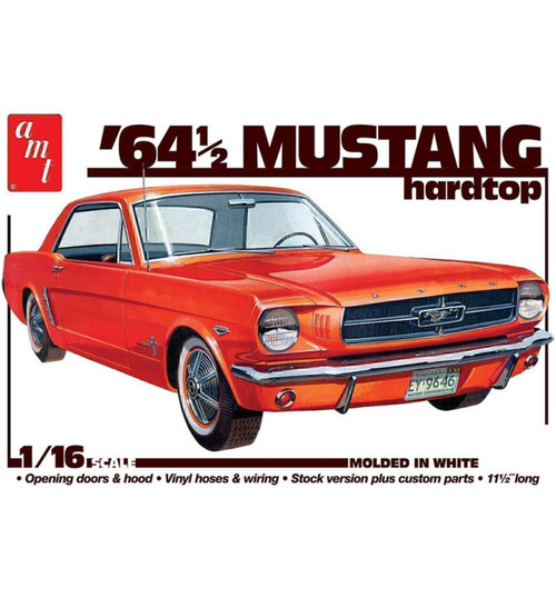 AMT 1/16 1964.5 Ford Mustang Coupe 60th Anniversary Plastic Model Ki AMT1461