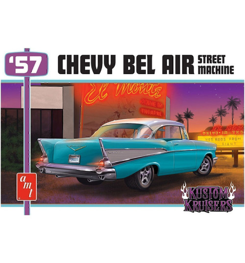 AMT 1/25 1957 Chevy Bel Air Street Machine Plastic Model Kit AMT1460M