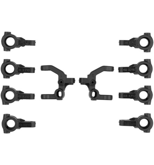Associated RC10B7.1 Caster And Steering Block Set ASC92576
