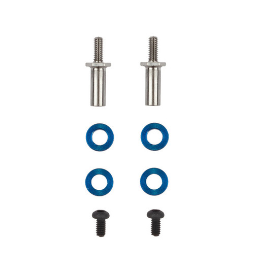 Associated RC28R FT Adjustable Front Axles Titanium ASC21637