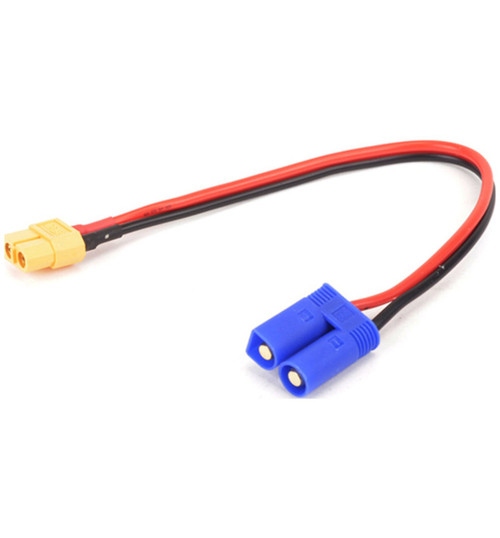 SkyRC XT60-to-EC5 Adaptor Cable 18AWG 200mm  SK-600023-16