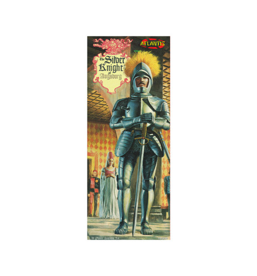 Atlantis Models 1/8 Silver Knight Plastic Model Kit AANA471
