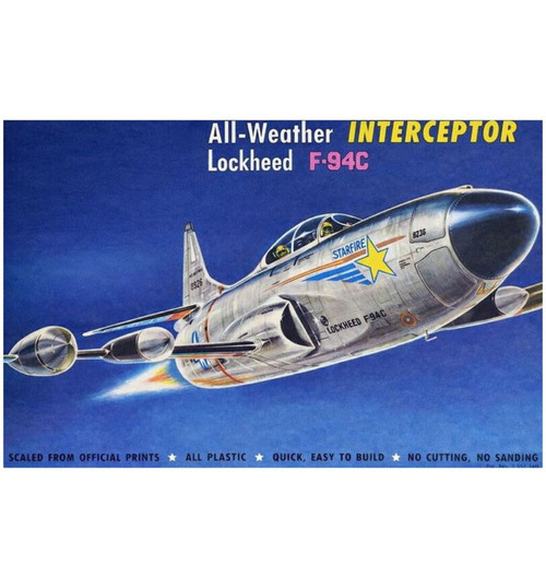 Atlantis Models-1/56 Lockheed F-94c Starfire Intercepter w/ Swivel Stand AANH210