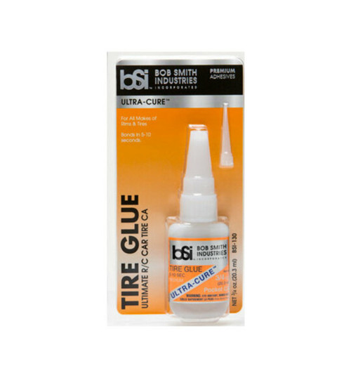 Bob Smith Industries Ultra-Cure Medium Ca Tires Glue W/Pin Cap 3/4 Ounce BSI130