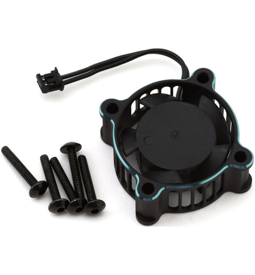 Cayote Crest X/X Evo Aluminum 25x25x10mm Esc Cooling Fan (Black/Aurora CYEAF1005
